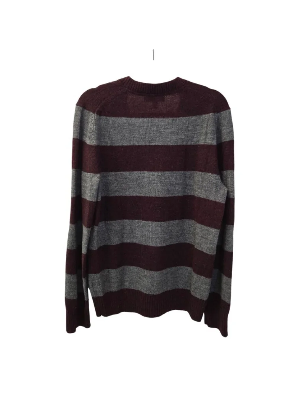 Banana Republic Wool & Alpaca Blend Striped V-Neck Sweater Size Medium